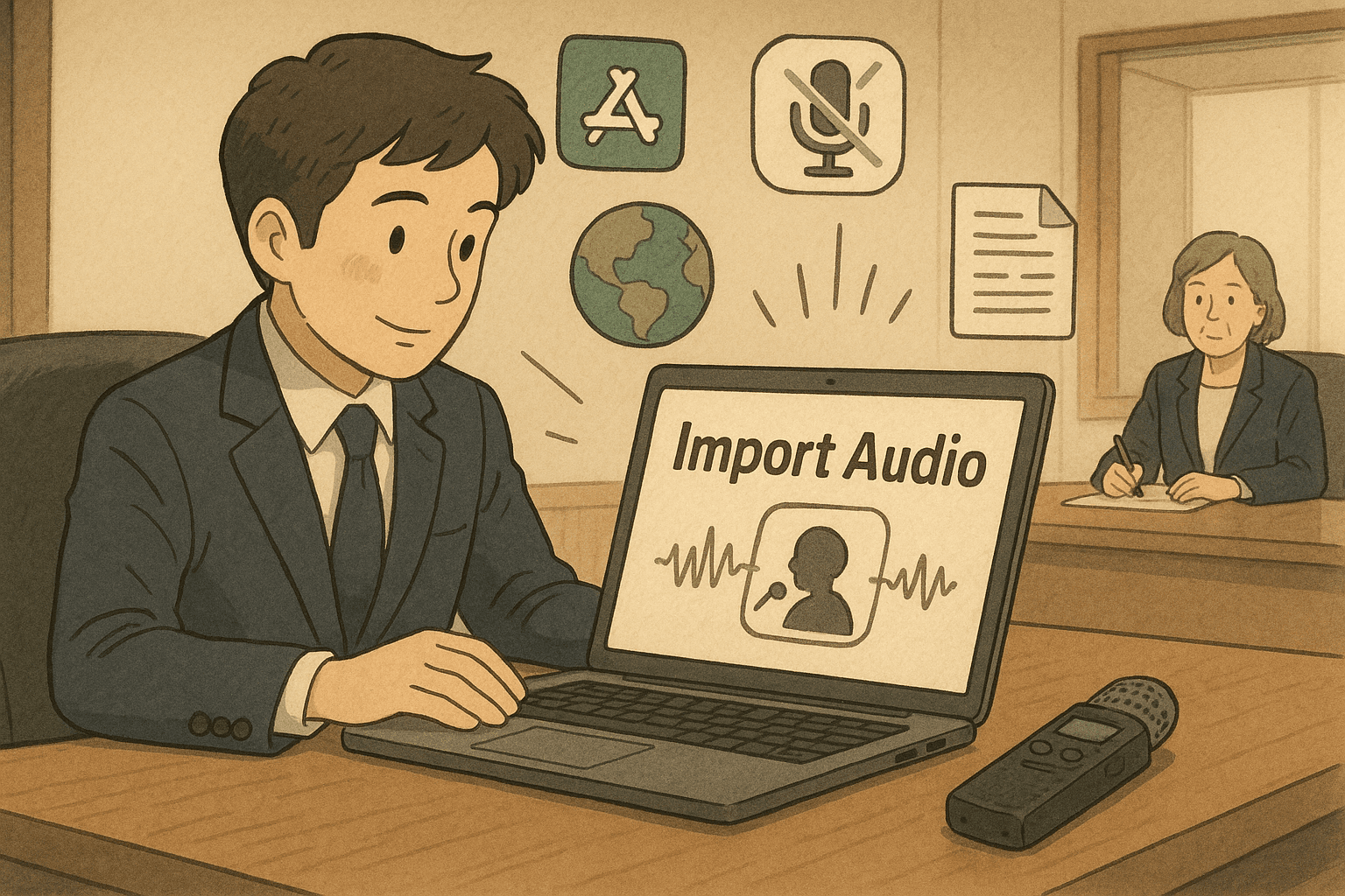 Audio in die KI importieren: Von Sprachmemos zum Protokoll